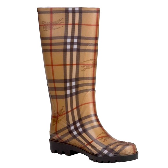 EUC! BURBERRY RAIN BOOTS EU:36 - Picture 1 of 11